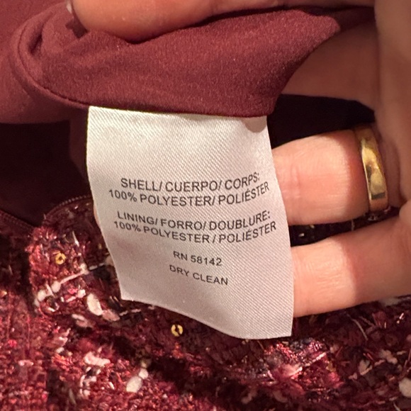 GAL MEETS GLAM COLLECTION Nell Bouclé Dreams Tweed Fit & Flare Dress from - Picture 12 of 12